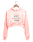 Quirkipedia YOGA INHALE EXHALE YOGA Fitness, Womens Crop Hoodies